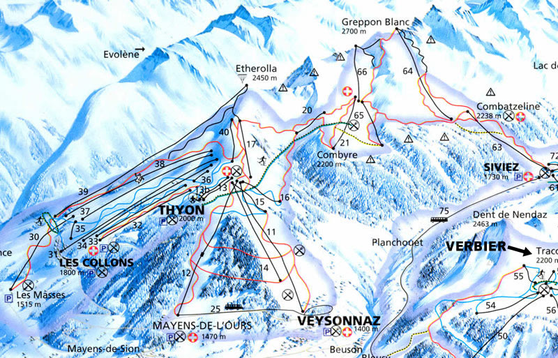 piste map